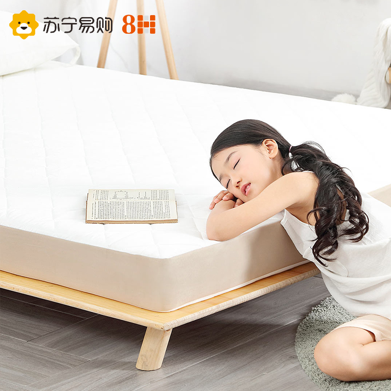 8H床垫 天然黄麻床垫适用青少年 成人独袋弹簧健康护脊偏硬四季床垫高清大图