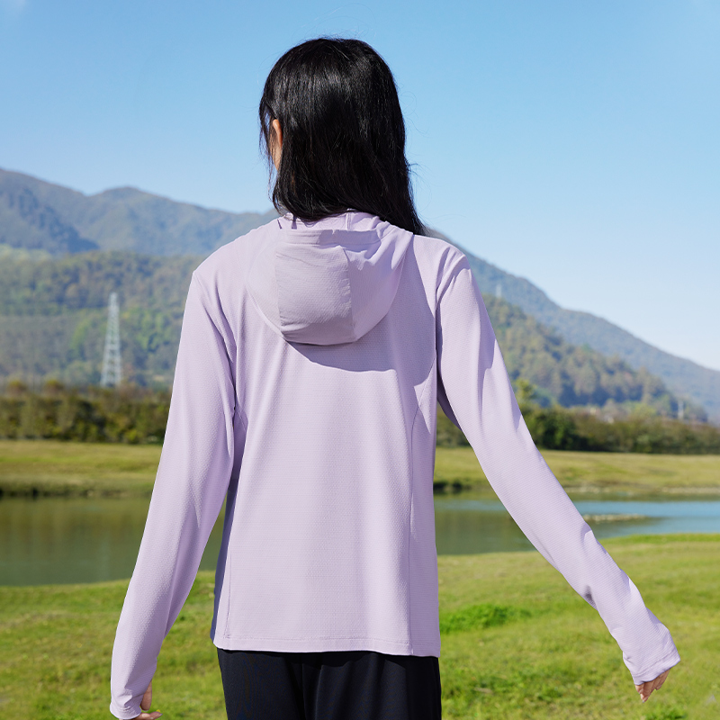 361°女运动外套皮肤衣防晒衣防紫外线夏季冰感透气户外薄款防晒服高清大图