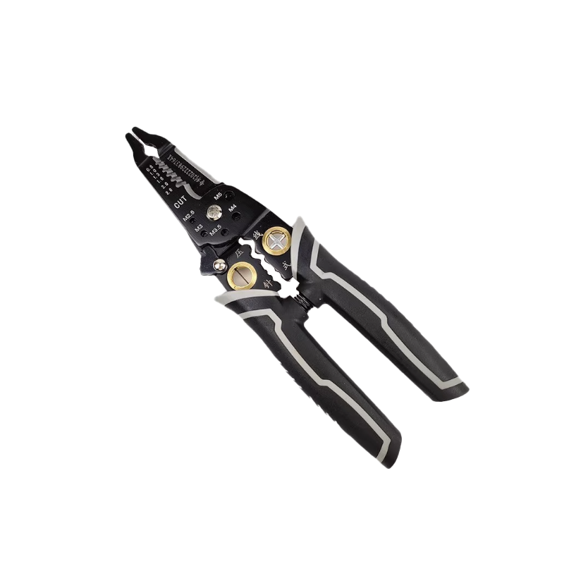 立伟铁牛多功能十合一断丝剥线钳8寸/把高清大图