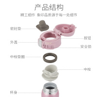 象印(ZO JIRUSHI) 保温杯SM-SZ36 进口真空不锈钢保温杯女士男士真空车载杯子 高档便携弹盖杯 360ml