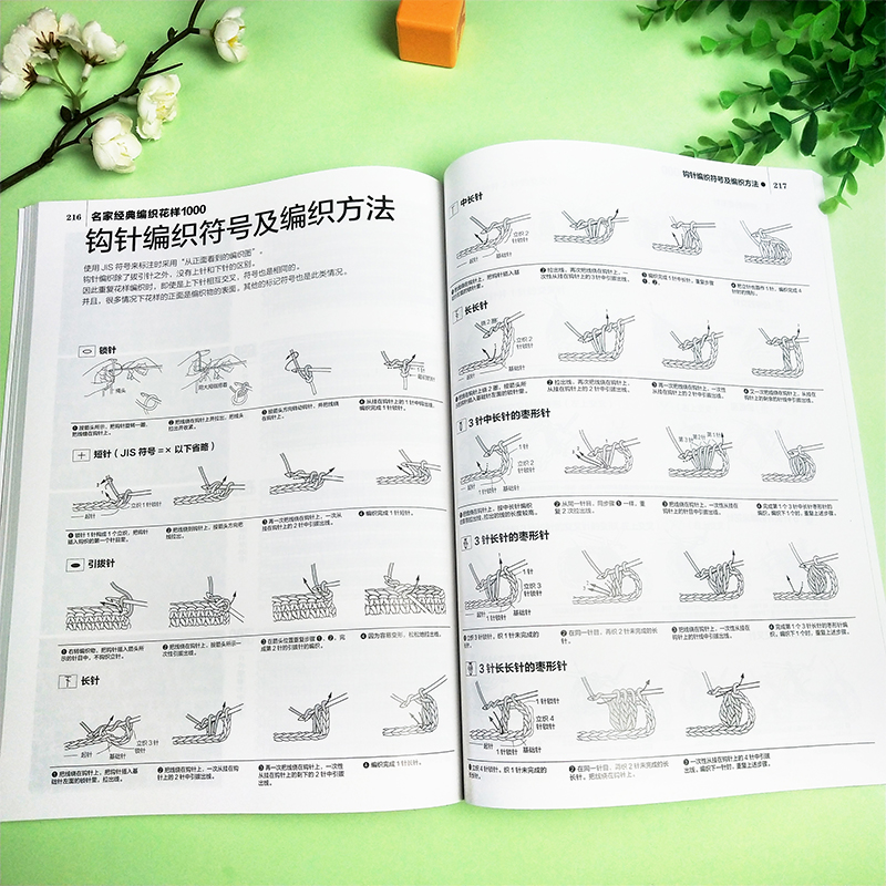 [醉染正版]名家经典编织花样1000典藏版 毛衣编织教程书图解大全 毛线diy书籍手工书棒针勾勾针钩针 初学零基础入门学高清大图