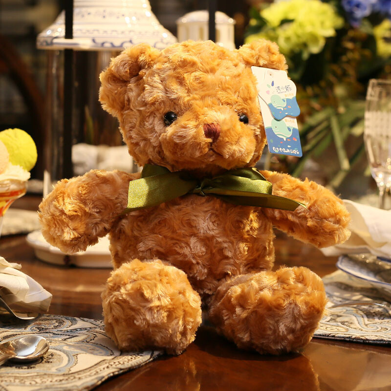 泰迪熊毛绒玩具小熊公仔抱抱熊布娃娃毛衣泰迪熊公仔生日女生 (咖色)