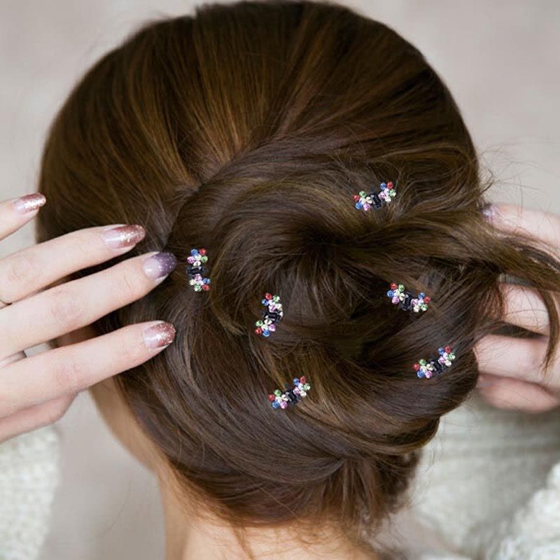 盘发小号抓夹新娘发饰品迷你儿童发抓小夹子发卡头饰发夹成人韩版小清新头发 配饰图片