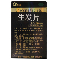 百会 生发片180片剂 滋补肝肾 益气养血 生发乌发 用于头发早白 脱落 白发脱发