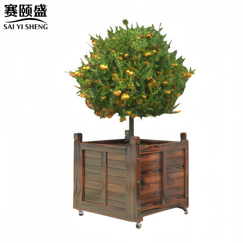 赛颐盛户外滑轮花箱 650*650*650mm个
