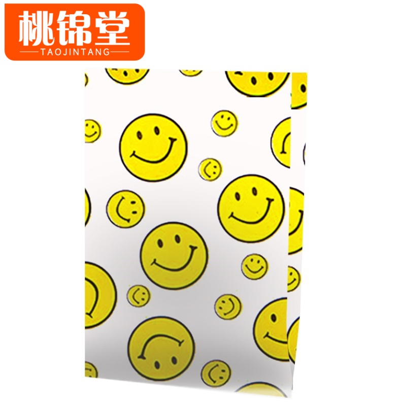 桃锦堂 一次性厨房防油袋 笑脸20*28*3cm100个/组高清大图