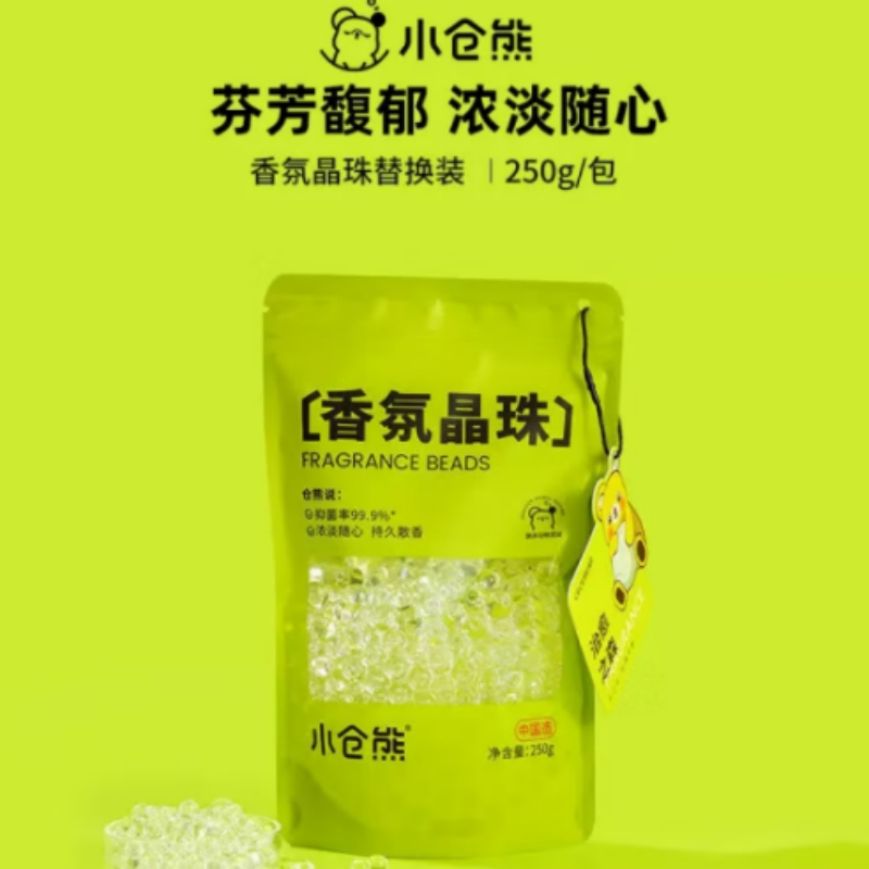 小仓熊 610095 晶珠香氛/落日橘子海 替换袋装 250g高清大图