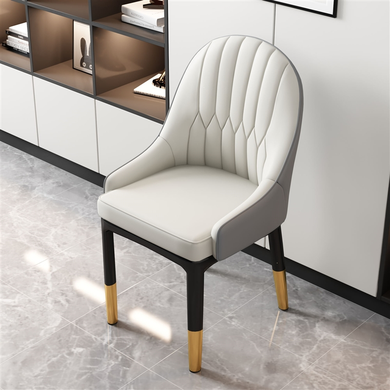 餐椅家用轻奢风餐桌椅子现代简约韵美舞灵靠背凳子北欧软包餐厅椅视频
