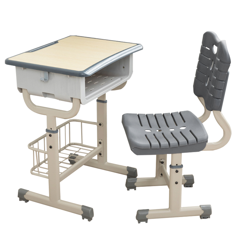 鑫金虎 培训班课桌椅写字台单人学习桌家用高清大图