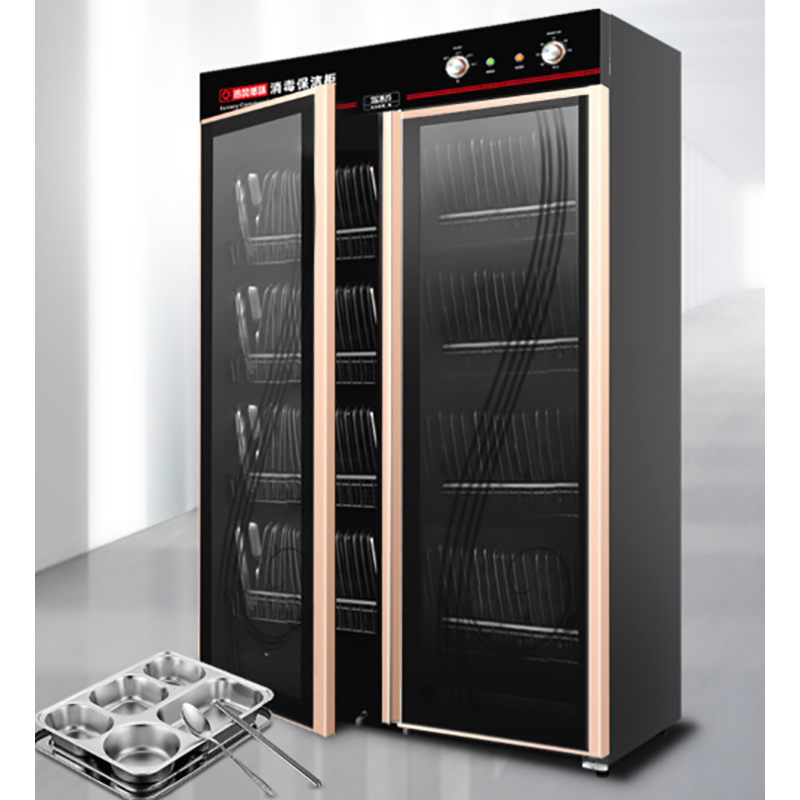 消毒柜商用双开门大容量快餐盘保洁柜餐厅饭店酒店消毒碗柜ytp910c9