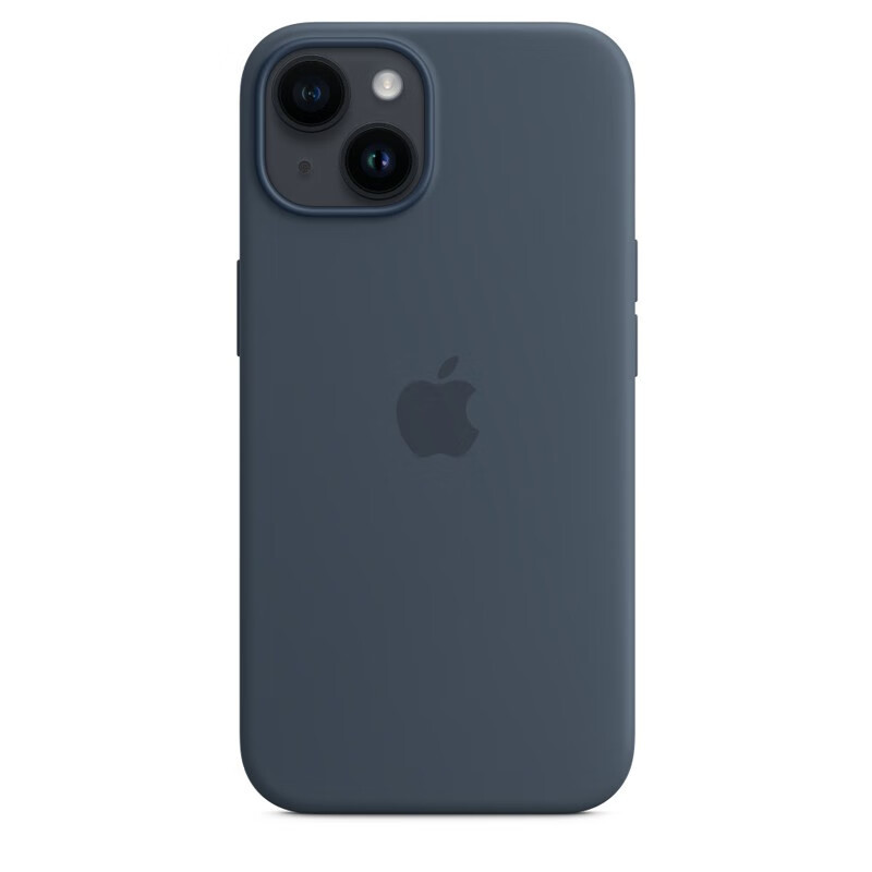 适用于Apple 苹果iPhone14手机壳 保护壳硅胶/保护套(平替款 非原装) 风暴蓝