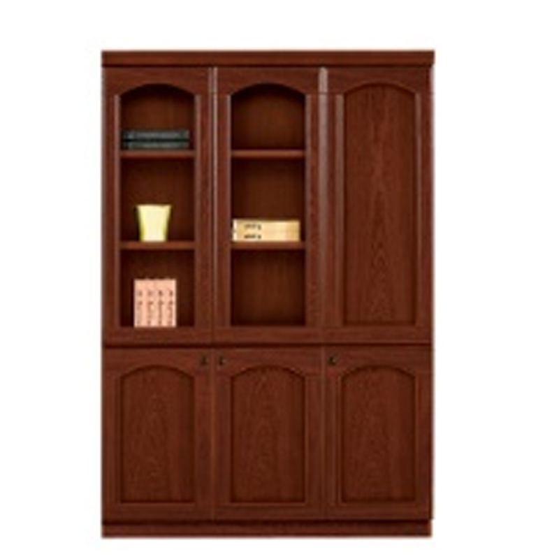 大央文件柜SM-383右 1350W*420D*2000H 书架落地置物架客厅家用靠墙收纳柜子储物柜办公室文件柜简易书高清大图