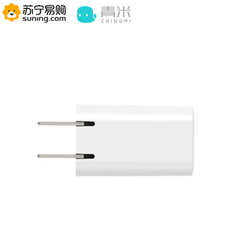 小米生态链青米(CHING MI)QMCDZ08(白色) 3口USB电源适配器插头