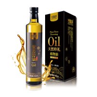 紫苏籽油500ml 精品礼盒装冷榨天 搭配然婴儿宝宝纯食用油无添加苏子油 礼品