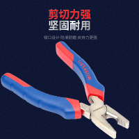 万克宝原装正品钢丝钳 钢材锻造双色柄8''