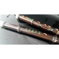 炎黄供应505灵音竹笛子 紫竹笛子戈氏制作两节可拆 总代 A调