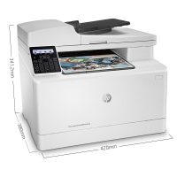 惠普M181fw A4彩色激光一体机打印复印一体机无线打印复印扫描传真一体机家用学生无线手机打印一体机
