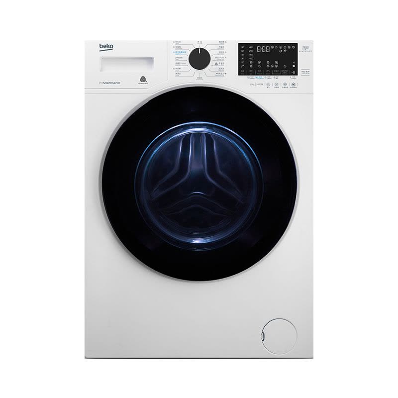 倍科(beko)BU-WCP 101452 PI 10公斤变频滚筒洗衣机 全自动洗衣机 超大容量 (白色)图片