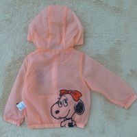 史努比(SNOOPY)童装正品2-12岁儿童紫色防晒衣夏季女童西瓜红尼龙皮肤卫衣海边轻薄透气防晒衫90-140cm