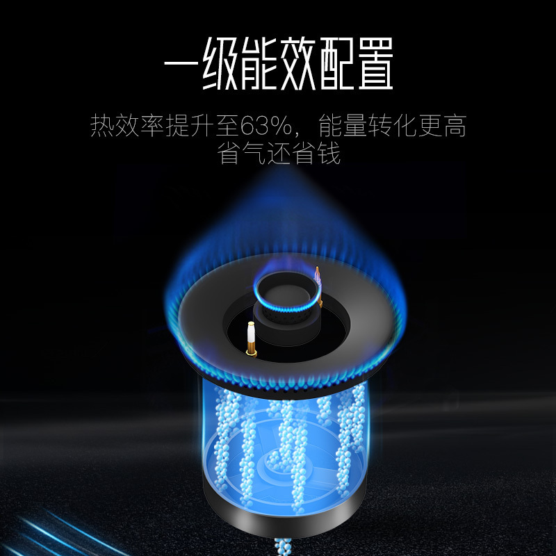 康宝燃气灶液化气JZY-2QB519 4.5KW燃气灶具 嵌入式台式两用双灶台 家用钢化玻璃大火力炉具[政府补贴]