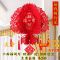 无纺布绣球灯笼|2021刺绣春节灯笼元旦新年喜庆中秋挂饰春节装饰用品大红灯笼diy