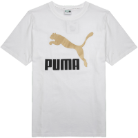 彪马(PUMA)短袖男装 2023夏季新款运动休闲服时尚金标棉质透气训练圆领t恤衫 536345-02