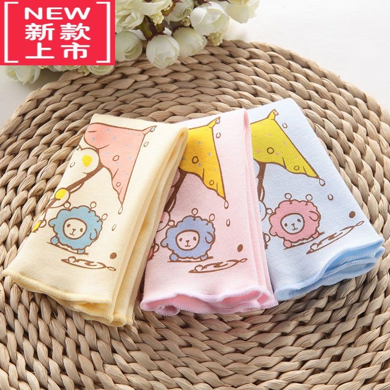可莉允宝宝小手帕婴儿口水巾儿童擦脸嘴鼻涕手绢洗脸毛巾方巾薄图片