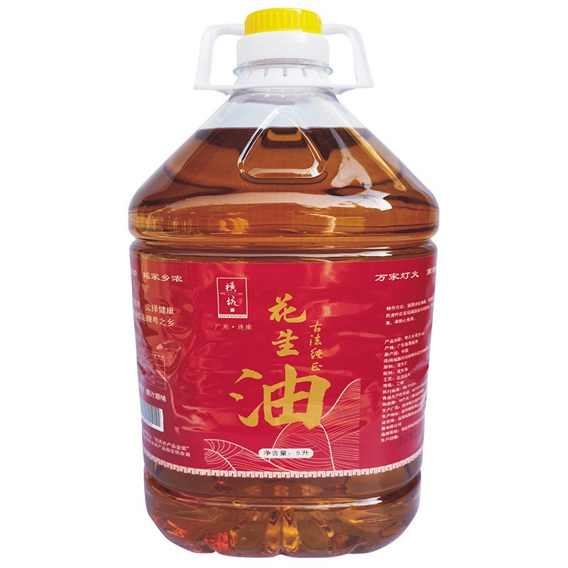 众口福(ZHONGKOUFU) 5L 瑶乡横坑瑶族花生油古法种植 单位:桶