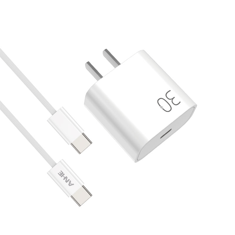 安诃快充线充套装YC04华为专用1米超薄设计高效安全高清大图