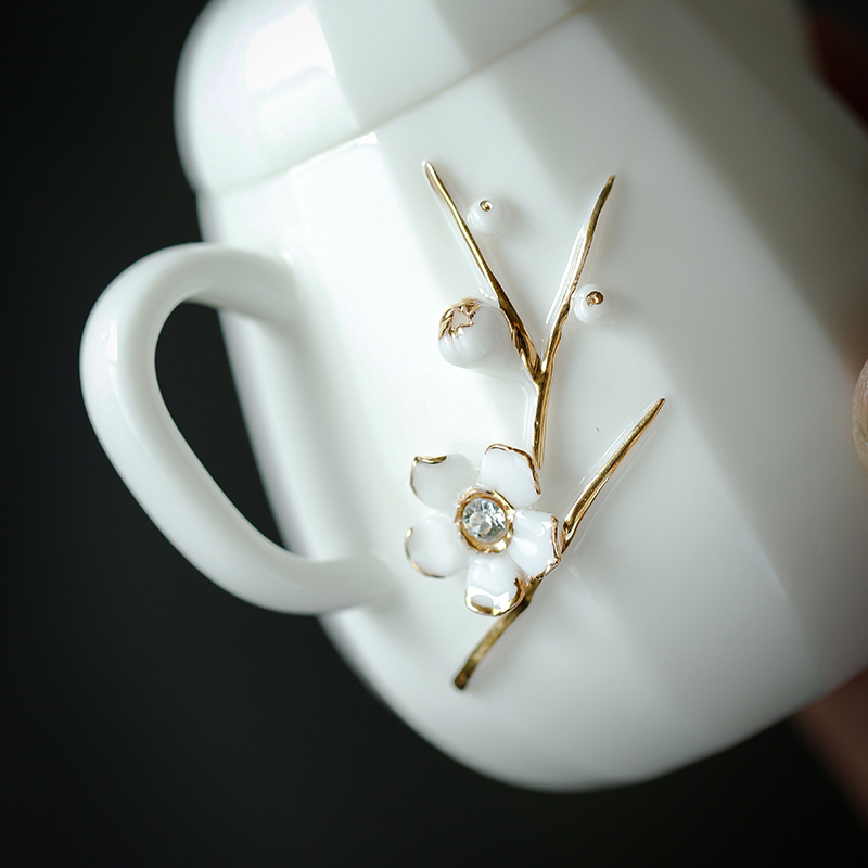 苏氏陶瓷sushi ceramics 非遗大师功夫茶具套装陈德强老师纯手工描金