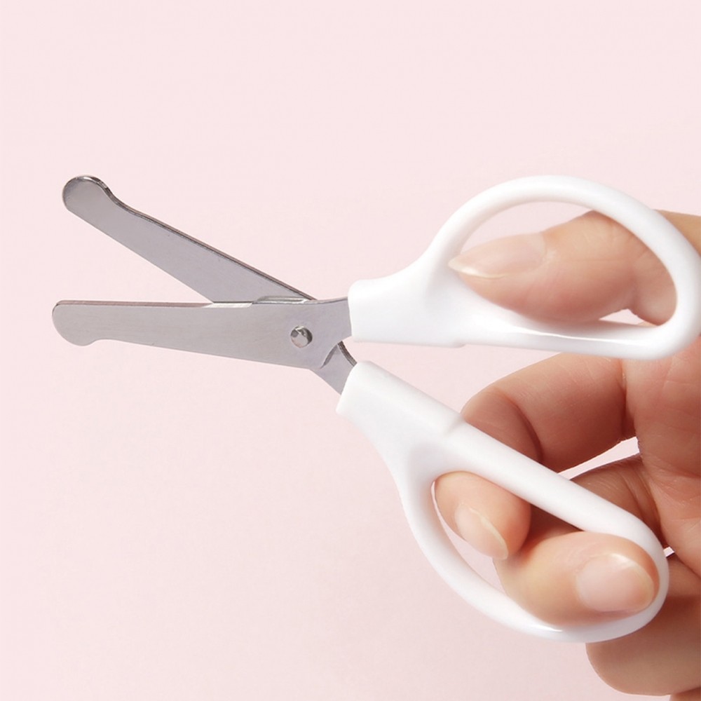 晨光 本味安全圆头护套小剪刀小巧儿童小学生幼儿美工剪纸裁剪用品高清大图