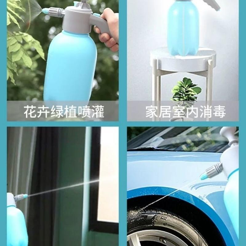 2L加厚洒水壶喷水壶浇花家用喷雾器瓶浇水壶神器气压式高压消毒壶 2.0L加厚气压壶+配件