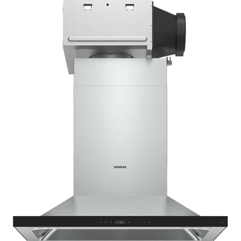 西门子 LC58FK95AW iQ700 壁挂式吸油烟机 90 cm 黑色蒸饭柜高清大图