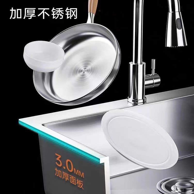 如华福禄水槽单槽厨房洗菜盆洗碗槽家用手工洗碗池台下盆图片