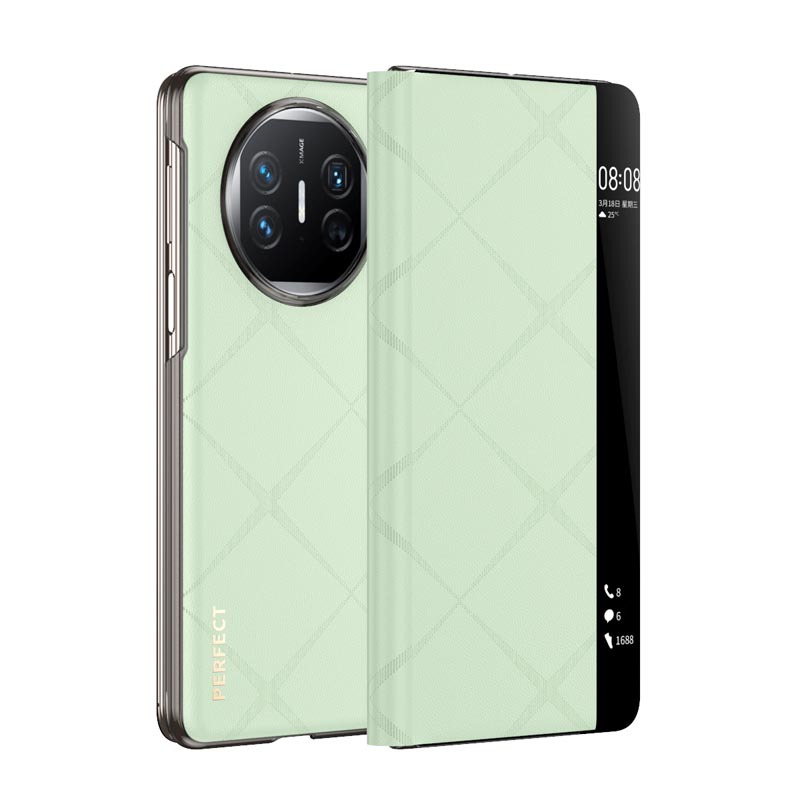 KONEL 适用于华为mateX5手机壳磨砂皮套翻盖折叠壳mateX3防摔壳保护套原机质感新款全包防摔