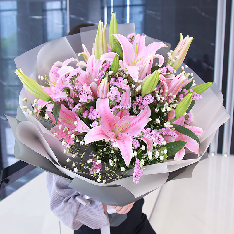 花递鲜花绿植花递真花百合鲜花花束全国鲜花速递同城送花送朋友送恋人送长辈送老师生日礼物香水百合 价格图片品牌报价 苏宁易购花递鲜花旗舰店