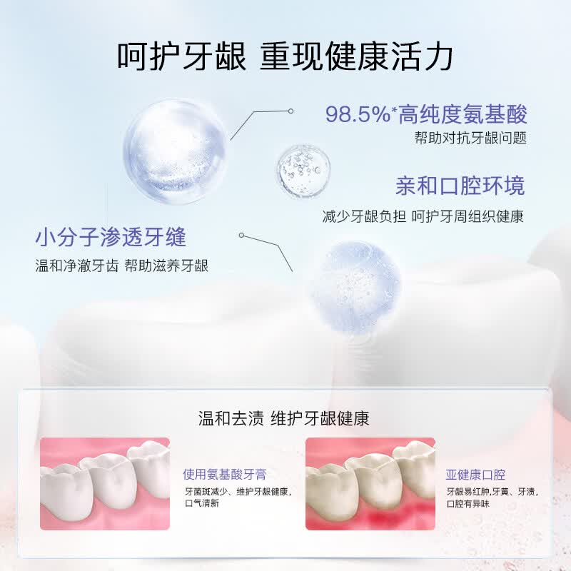 舒客(Saky) 流光清新牙膏120g*1+舒客流光亮白牙膏120g*1 新老包装随机发货 清新牙膏去黄清新口气高清大图