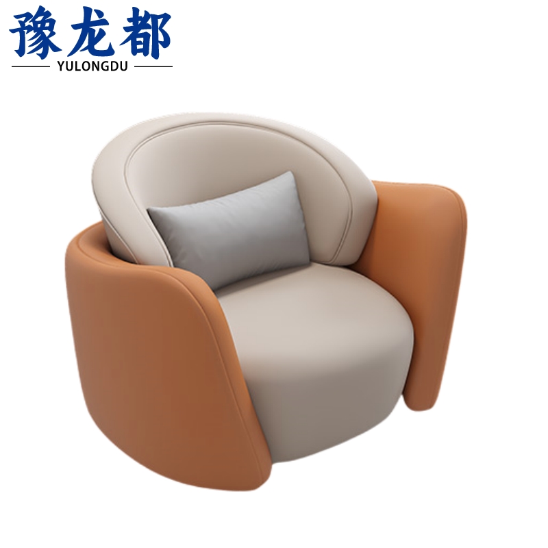 豫龙都休闲沙发单人张高清大图