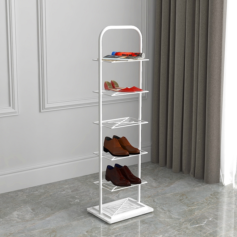 大理石轻奢简易鞋架古达家用经济型宿舍鞋柜组装门口小鞋架