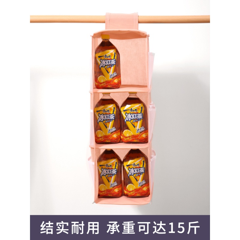 衣柜内衣袜子收纳挂袋双面防尘布艺挂兜悬挂式内裤多层收纳架收纳袋 三维工匠高清大图