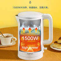 苏泊尔(SUPOR)电热水壶家用保温大容量烧水壶自动断电开水壶全自动不锈钢内胆热烧水壶15T716