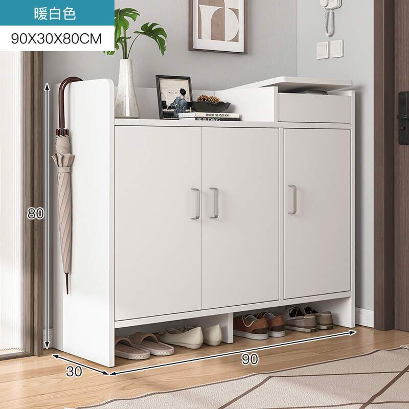 鞋柜家用门口外楼道大容量简约现代入户玄关柜阳台简易收纳鞋架子
