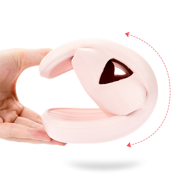 名创优品(miniso) 简约絮纹家居男女士拖鞋居家卧室防滑柔软简约擦地拖鞋