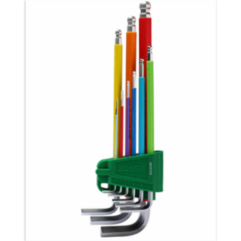 世达 SATA 80106CH 世达 彩虹系列特长球头内六角扳手2.5MM 80106CH 1个高清大图
