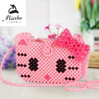 手工串珠儿童材料单肩斜跨女DIY编织工艺饰品卡通