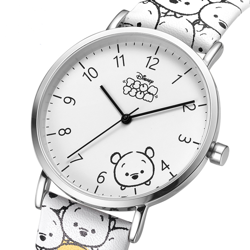 迪士尼disney儿童手表女小学生中学生女款气质可爱防水石英表萌宠小