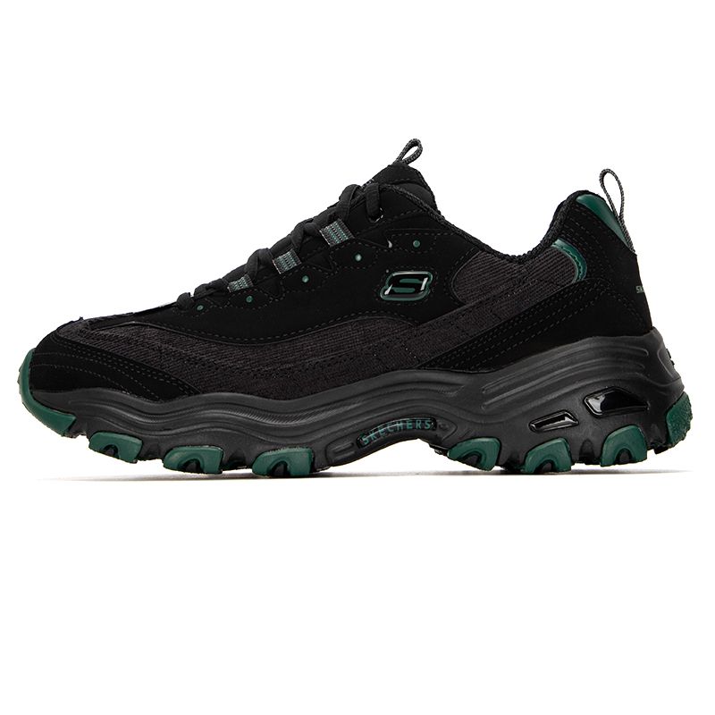 Skechers斯凯奇男鞋新款厚底耐磨透气舒适运动休闲鞋237153-BKOL ZP高清大图
