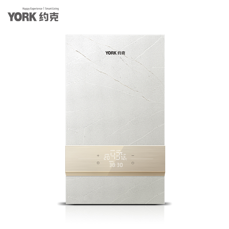 约克(YORK)即热式电热水器YK-G6-88智能变频恒温速热小型家用大水量热水器免储水6-8.8KW可调高清大图