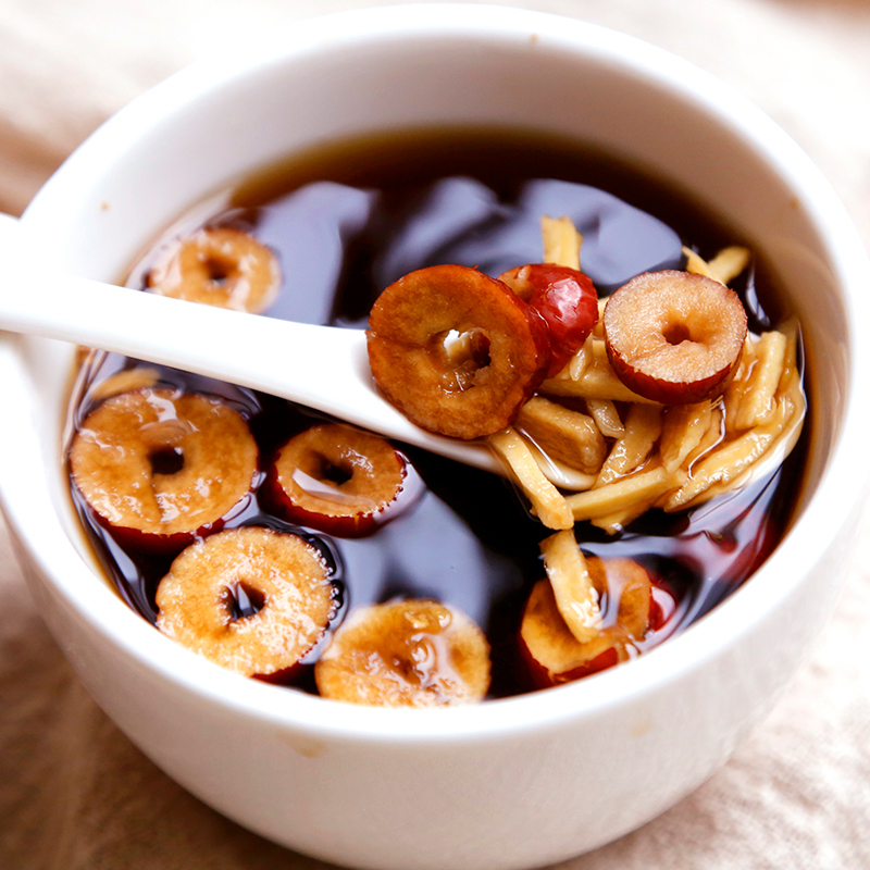 红糖姜枣茶200g女性养生红糖姜茶单独小包装黑糖姜枣茶暖身生姜茶