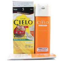 宣若(CIELO)染发摩丝 5自然棕(日本进口染发剂 健康遮盖白发染发泡沫染发霜)